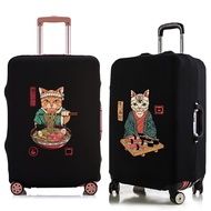 《Dream home》 Kopor Perjalanan ผ้าคลุมกระเป๋าเดินทางยืดหยุ่นสำหรับอุปกรณ์เสริมซีรีส์ Japancat กระเป๋าลากขนาด18-28นิ้ว