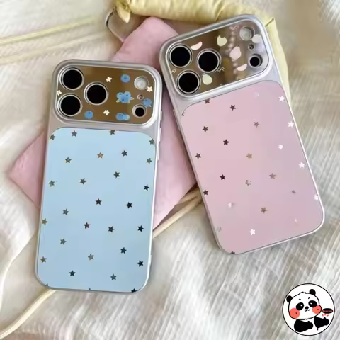 Hollow Stars Mirror Phone Case For OnePlus Nord 5 3 CE5 CE4 CE2 Lite N300 N200 N20 5G 4G Couple Anti