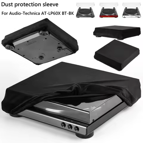 Turntable Dust Cover for Audio-Technica AT-LP60XBT Record Player Protective Cover High Elasticity Pr