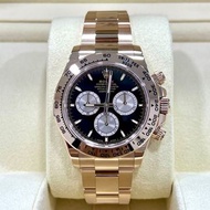 全新 2024年 Rolex Daytona 126505 新裝 玫瑰金黑面