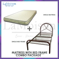 Lamoison SET Single Bed Frame with Mattress  Katil Bujang + Tilam Bujang