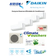 [NEW] DAIKIN SYSTEM 4 iSmileEco+ AIRCON (5 TICKS) CLIMATE VOUCHER & EEG GRANT - SUPPLY ONLY