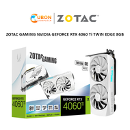 การ์ดจอ VGA ZOTAC GAMING GEFORCE RTX 4060 Ti TWIN EDGE OC White Edition 8GB GDDR6  ประกันศูนย์ 3ปี