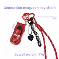 New Cars Collection Alloy Keychain - McQueen-inspired Charm with Colorful Chain for Gift & Decor