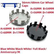 premium-3d ABS Car Wheel Hub Caps 56mm 68mm Wheel Center Caps for BMW E46 E39 E60 E90 E87 E53 X1 X2 