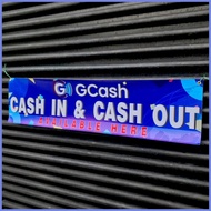 ✤ ♠ ∆ GCASH CASH IN/OUT BANNER TARPAULIN