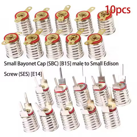 10Pcs E10 Lamp Holder Bulb Lamp Holder Socket Household Experimental Circuit Electrical Test Accesso