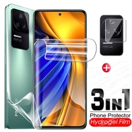 3 in 1 hydrogel film for Xiaomi Poco F4 F5 5G full cover screen protector film for POCO F4 6+128G/8+256G Global Version Poco F4 5G f45g 6.67" Poco F5 Poco F5 Pro protective film not glass