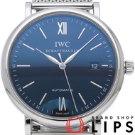 國際手錶公司（IWC） Portofino 自動 IW356506，不鏽鋼，男士手錶，黑色，拋光，成色極佳[二手]，附錶盒和保固卡。