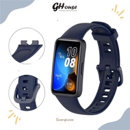 (GoodSeller) Huawei Band 8 Strap Motif Replacement Strap Huawei Band 8 Silicone Motif