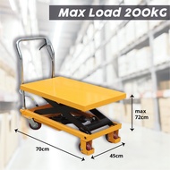 Heavy Duty Hydraulic Trolley Lifting Trolley Table Truck Troli Angkat Barang Berat Hydraulic Manual 