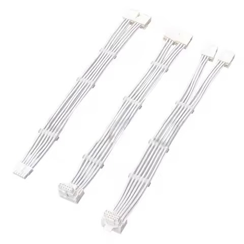 F3MA 2x 8Pin Female to 12VHPWR PCIE 5.0 16Pin ATX3.0 Cable for RTX40 Graphics Cards