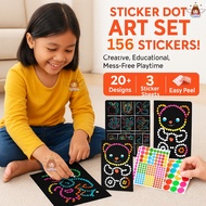 Dot Sticker Activity Sheet Sticker Book for Kids / Buku Sticker / Kids Sticker Activity / Montessori