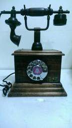 美國 奇異木製古董電話