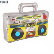 YUMEI Inflatable Radio Recorder  80's 90's Party Decorations Musical Carnival Party Photo Booth Prop