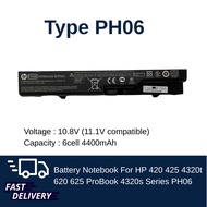 แบตเตอรี่ HP 420 425 4320t 620 625 ProBook 4320s 4321S 4325s 4326s 4520s 4525s 4720s HSTNN-CB1A HSTN