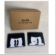 Coach Disney Mickey Cardholder purse wallet 754