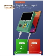 Portable X5 Handheld Game Player 4.0Inch 640 X 480 PixelsVideo Game Console Gifts for Kids-Green  Ea