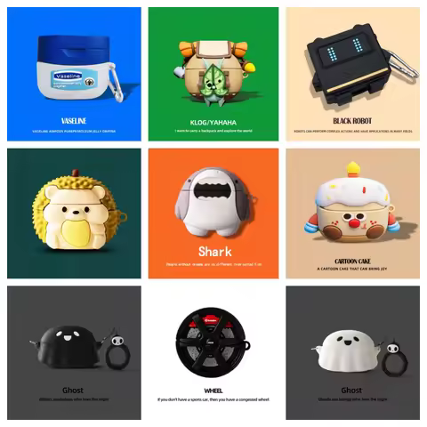 For Huawei freeclip2 For Huawei freeclip Case Cute Cartoon Silicone Soft Sleeve Luminous Ghost Shock