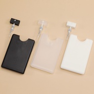 20ml Plastic Card Perfume Bottle Push Type Plastic Spray Bottle Disinfection Water Toilet Water Liqu