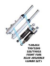 COMBO SET FRONT FORK / REAR ABSORBER YAMAHA Y110 SS1 SS110 SS2 SS-TWO Y110SS SHOCK SUSPENSION