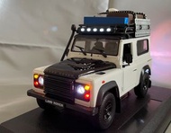 1/24 LAND ROVER 合金 模型車 （頭尾着燈）