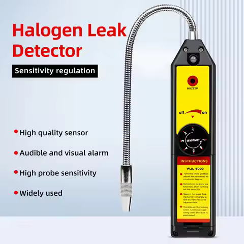 Smart Halogen Leak Detector R22a R4047A MP39 Gas Detector Freon Gas Analyzer Halogen Gas Refrigerant