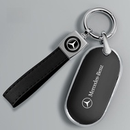 Silver Edge TPU Car Key Cover for Mercedes-Benz E300L GLE350 C260L GLC GLB220 Trendy Design Vehicle 