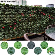 BEAKHYUNND Faux Ivy Leaf Garden Hedge Panels Wall Cover Privacy Screen Privacy Fence
