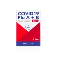 [Exp: Oct 2027] Healgen Rapid Check COVID-19/Flu A&B Antigen ART Test Kit (1 test/box)