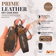 [Auto Sitter] Prime Leather Car Key Case - Premium Leather Key Cover Baic BJ40, Baic BJ30, Baic X55