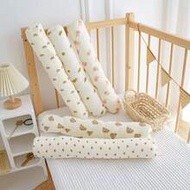 Baby Side Lying Pillow, Muslin Cylindrical Pillow, Infant Cuddle Pillow, Removable & Washable, Newbo