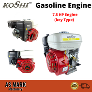 HEAVY DUTY KOSHI Gasoline 7.5HP Petrol Engine 19mm Key Type Thread Type