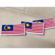 Embroidered flag badge for school 5cm X2.5cm embroidery Size KPM