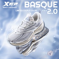 【XTEP】Basque2.0丨王鹤棣  Dylan wang Style Soft Elastic Foot Feel Kasut Casual Shoes New color