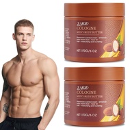 Mentega Badan Cologne untuk Lelaki, 2 Pek Krim Beraroma Feromon, Mentega badan feromon untuk lelaki,