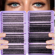 800 Clusters Of D-Roll Personal Eyelashes, Suitable For Beginners To Make At Home, Thick And Fluffy,
