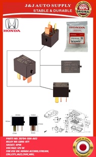 39794-SDA-A03 HONDA RELAY 4PIN 12V (G8HL-H71) FOR USE ON: HONDA ACCORDCIVICHRVCRVCITYJAZZODYSSEYFIT