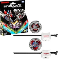 Hasbro Beyblade X Transformers Collab Optimus Prime 4-60P vs. Megatron 4-80B Multipack, Metal Spinni