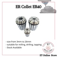 ER Collet, ER40 Spring Collet Grade AA for Milling Machine