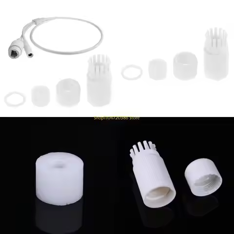K0EA Network Cap Diameter 17.5mm Terminal Connector Network IP Camera Pigtail Cable Protective Conne