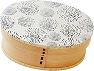 J-kitchens Lunch Box with Rice Resistant to Hardening Function, 7.1 x 5.3 x 2.7 inches (18 x 13.5 x 