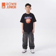 [8.8] Rown Junior Oversized Boxy T-Shirt || Amigo Black Oversized T-Shirt