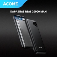 Acome Powerbank 20000mAh Fast Charging LED Display Dual input AP202