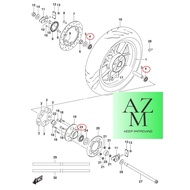 SUZUKI GSX250 / GIXXER 250/ GIXXER SF250 REAR WHEEL BEARING ( REAR HUB / REAR SPROCKET )