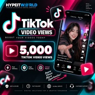5,000 TikTok Video Views | Fast Delivery | High-Quality Views | Global Service