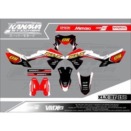 Klx BF DECAL STICKER / KLX BF 150 DECAL / CUSTOM KLX BF DECAL FREE DESIGN / KLX BF DECAL
