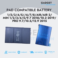 1_2_3_4_5_6_9.7 2018_10.2 2019_AR_AR 2_MN 1_2_3_4_5_PR 9.7_10.5_12.9 COMPATIBLE BATTERY / BATTERI [ 