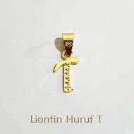 Liontin Huruf T Kadar 875 Kado Istimewa Pendant Mata Kalung 20K 20 karat Pendant Jewelry Collection