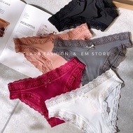 Set 5 Quần Lót Nữ  Thun Lạnh Victoria’s Secret Xuất Âu Siêu Mát Freesize